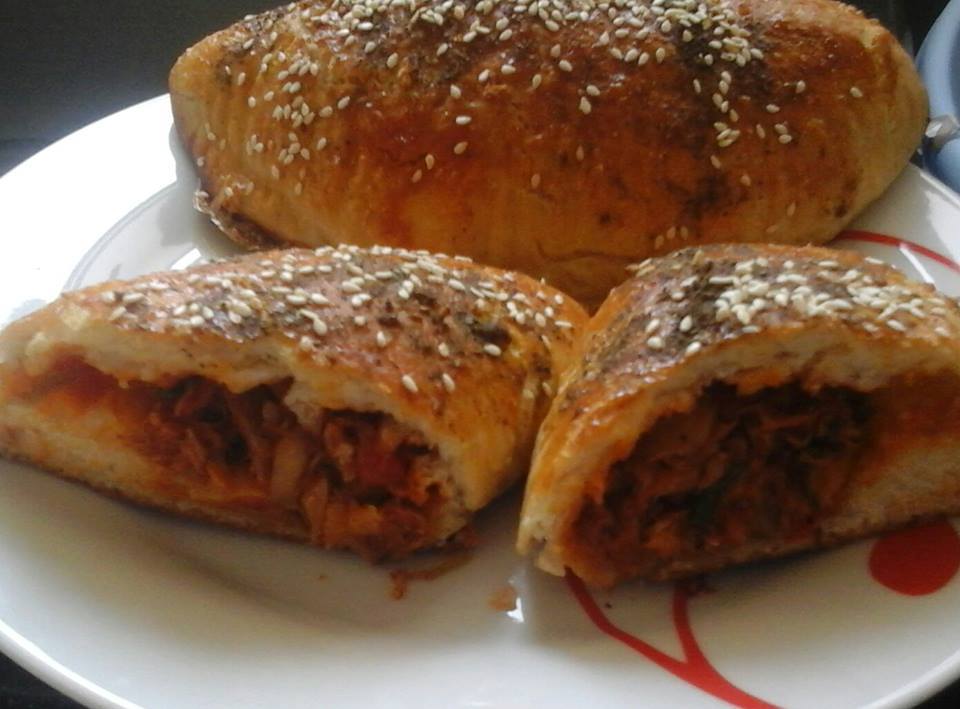 לחמניות ממולאות בטונה ופטריות