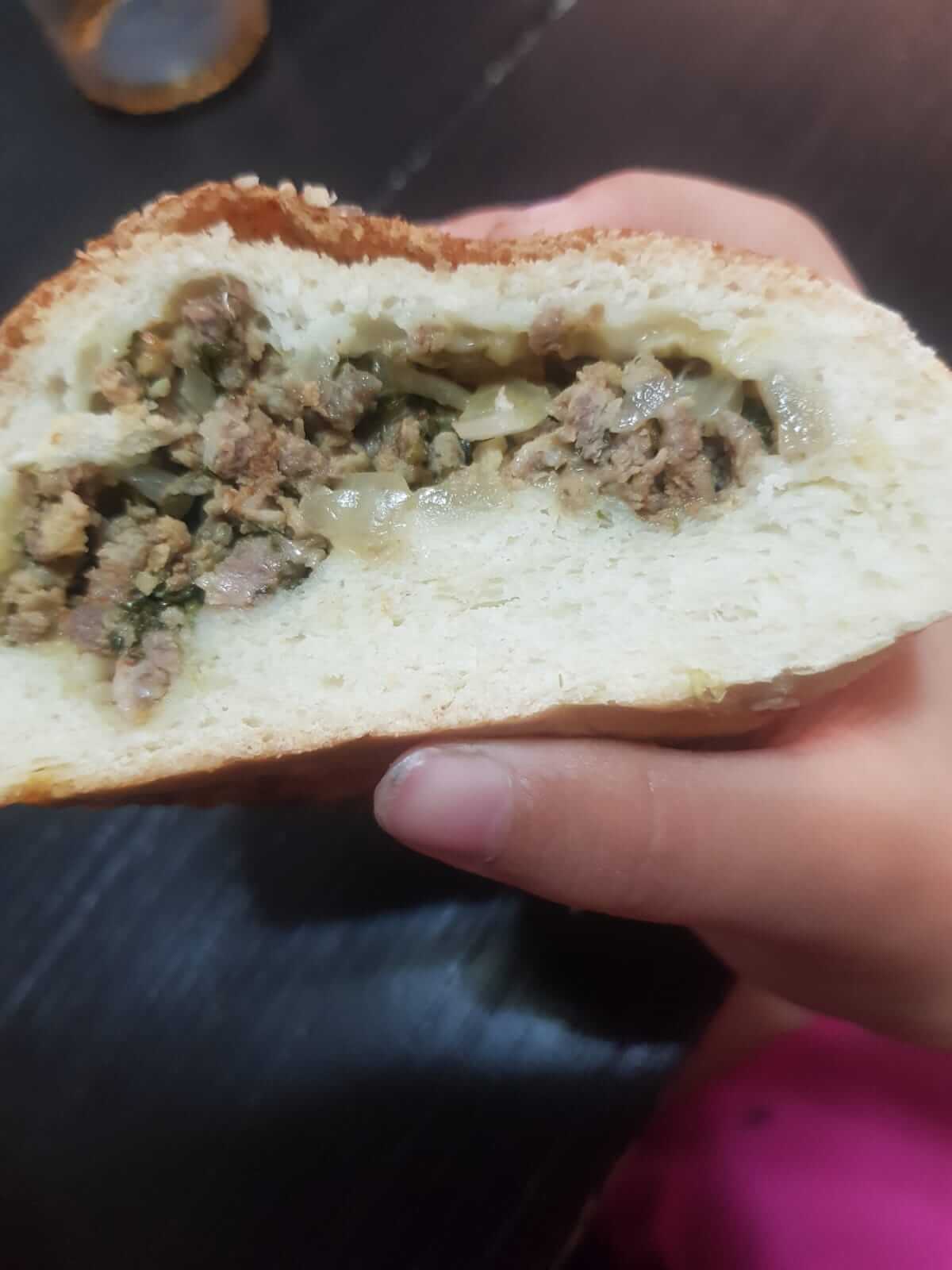 לחמניות במילוי בשר