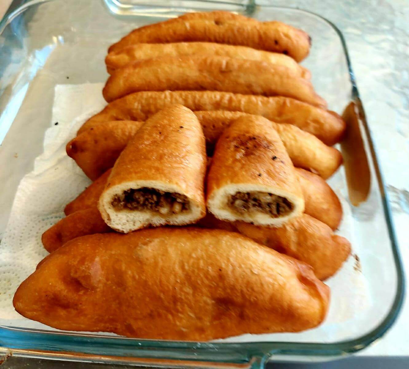 פירושקי ממולא בשר טחון