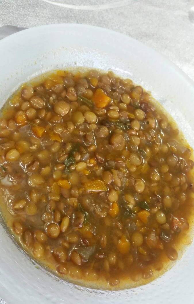 מרק עדשים ירוקות בקלי קלות