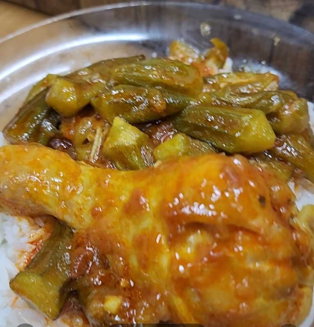 עוף עם במיה מתכון מנצח