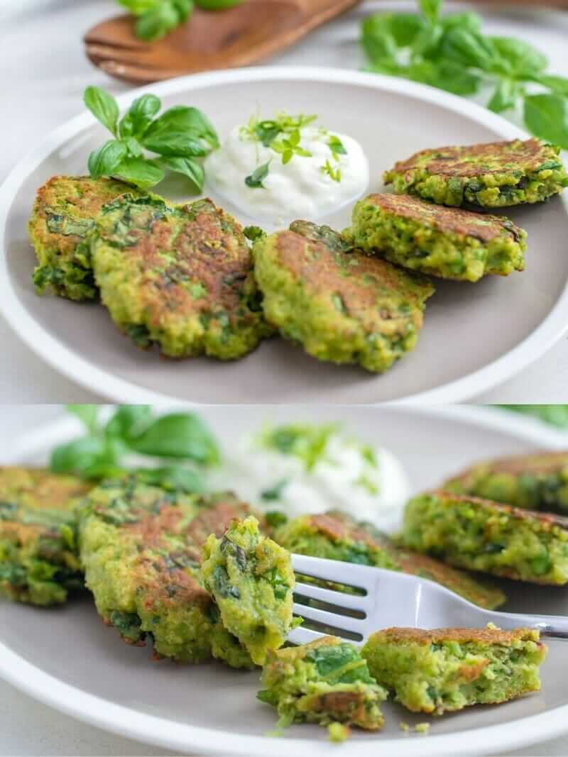קציצות ברוקולי טבעוניות אפויות