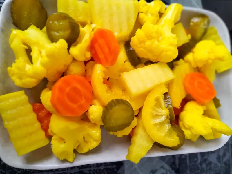 טורשי מתכון לחמוצים עיראקיים נדירים