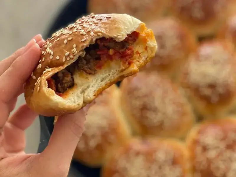 לחמניות ממולאות בשר מתכון נדיר וקל הכנה