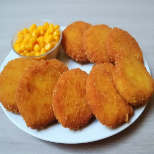 שניצל תירס נדיר עם תפוח אדמה